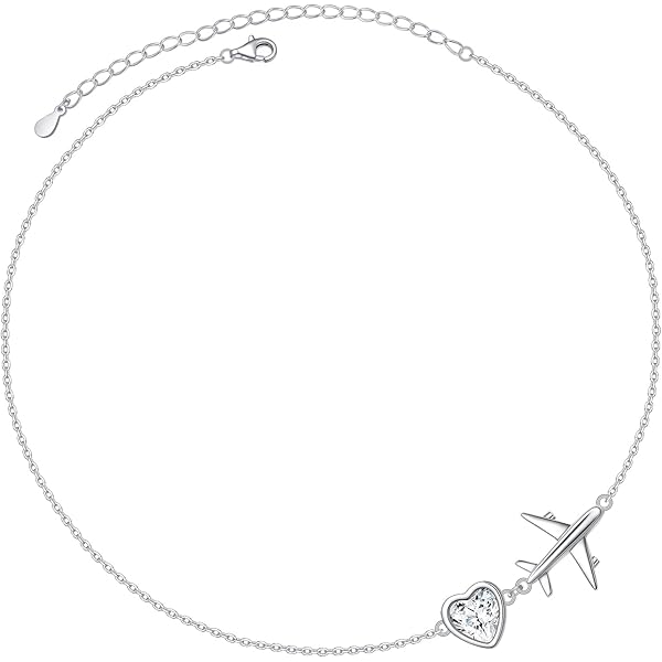 Amazon.com: NIFUNAO Airplane Choker Necklace 925 Sterling Silver